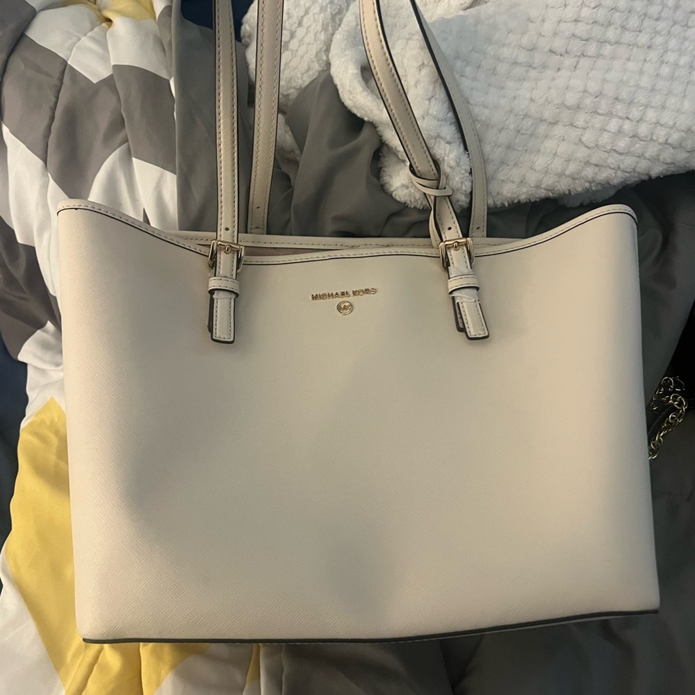 Michael Kors Ivory Tote Bag